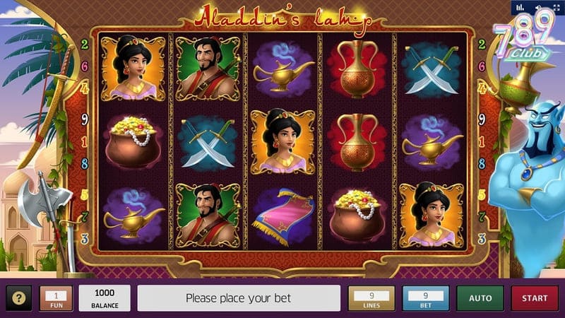 Bí quyết săn hũ cực đỉnh với Aladdin Slots tại 789club 3 Giao diện đỉnh cao thu hút đông đảo anh em tham gia trải nghiệm